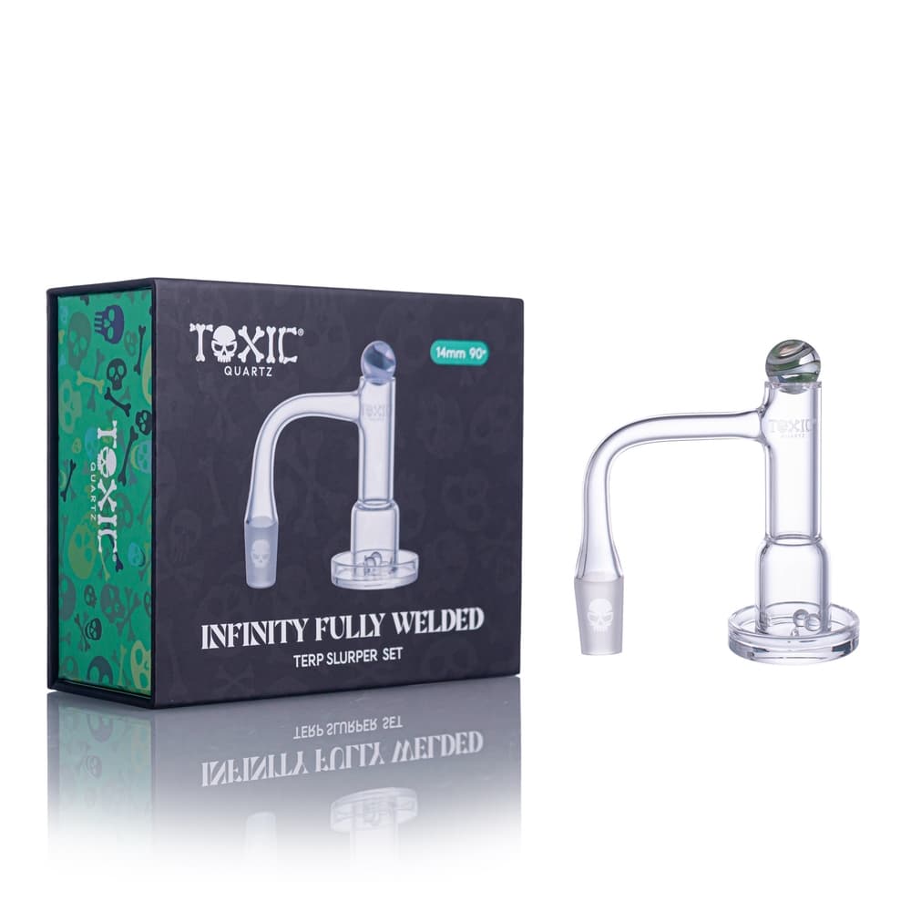 TXQB16 - Toxic 14MM 90° Infinity Fully Welded Terp Slurper Set alternate view