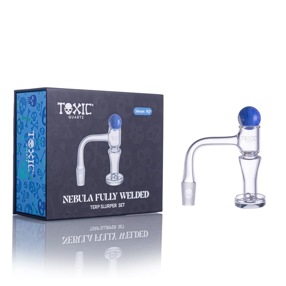 TXQB18 - Toxic 14MM 90° Nebula Fully Welded Terp Slurper Set alternate view