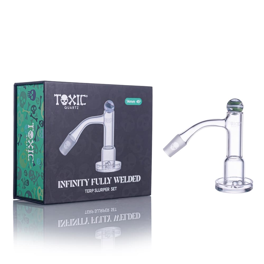 TXQB19 - Toxic 14MM 45° Infinity Fully Welded Terp Slurper Set alternate view