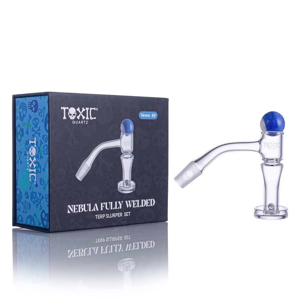 TXQB21 - Toxic 14MM 45° Nebula Fully Welded Terp Slurper Set alternate view