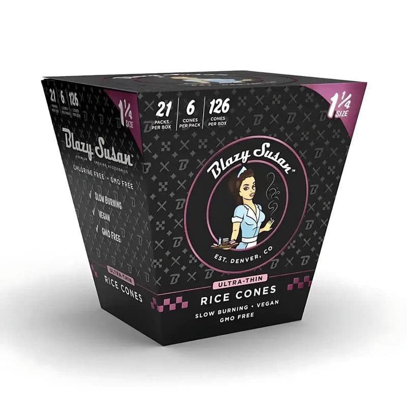 Blazy Susan Ultra Thin 1 1/4 size Rice Cones (21ct)