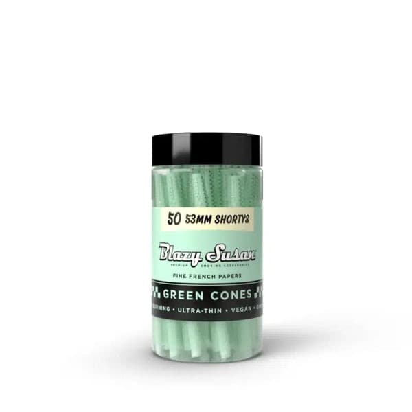 Blazy Susan 55MM Shorts Green Cones (50ct)