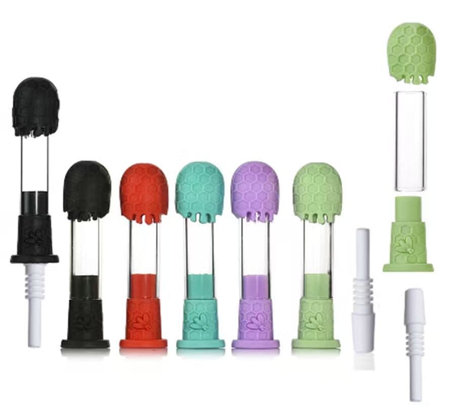 NC82- See Through Silicone Honeycomb Nectar Collector (Pack of 5) (Unit Cost $2.99)