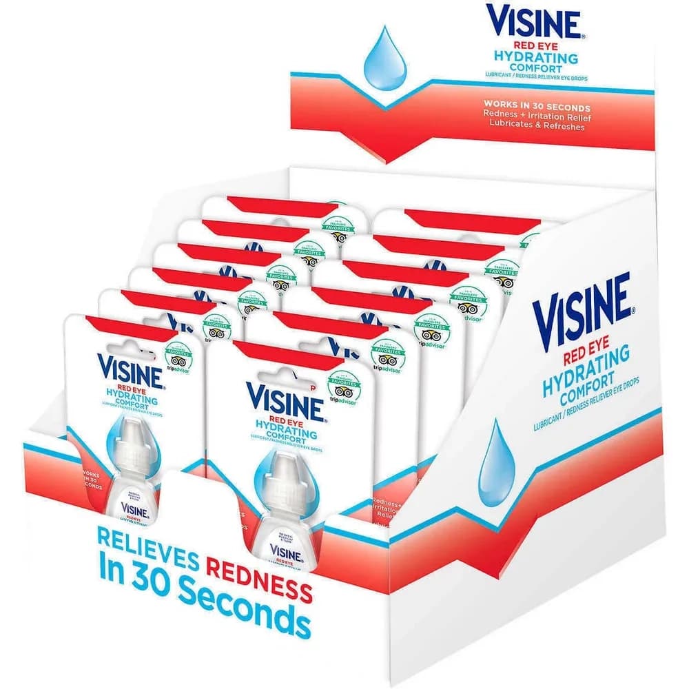 Visine Red Eye Drops (12ct)