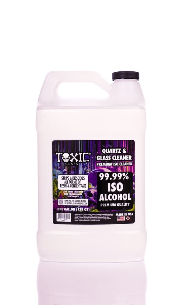 Toxic 99.99% ISO Alcohol Quartz &amp; Glass Cleaner (1 Gallon/128oz) alternate view