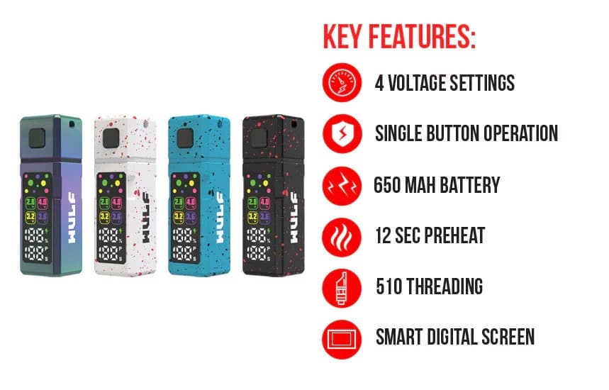Wulf Grid 510 Variable Voltage Battery (12ct) alternate view
