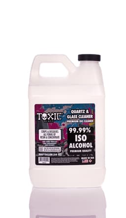 Toxic 99.99% ISO Alcohol Quartz &amp; Banger Glass Cleaner (Half Gallon/64oz)
