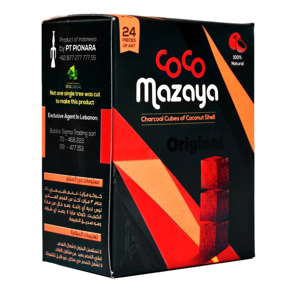 Coco Mazaya Original Charcoal Cubes (24PCS)