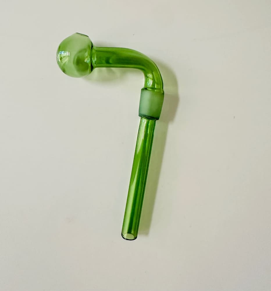 (12012) OB91 - 5” Glass Green 18mm  OB Attachment (Pack of 5) (Unit Cost $2.50)