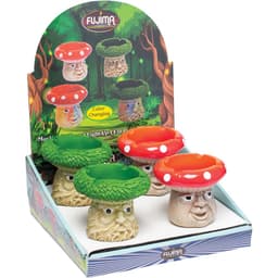 Mushroom Forest Light-Up LED Polystone Ashtray (4CT) (LT417)