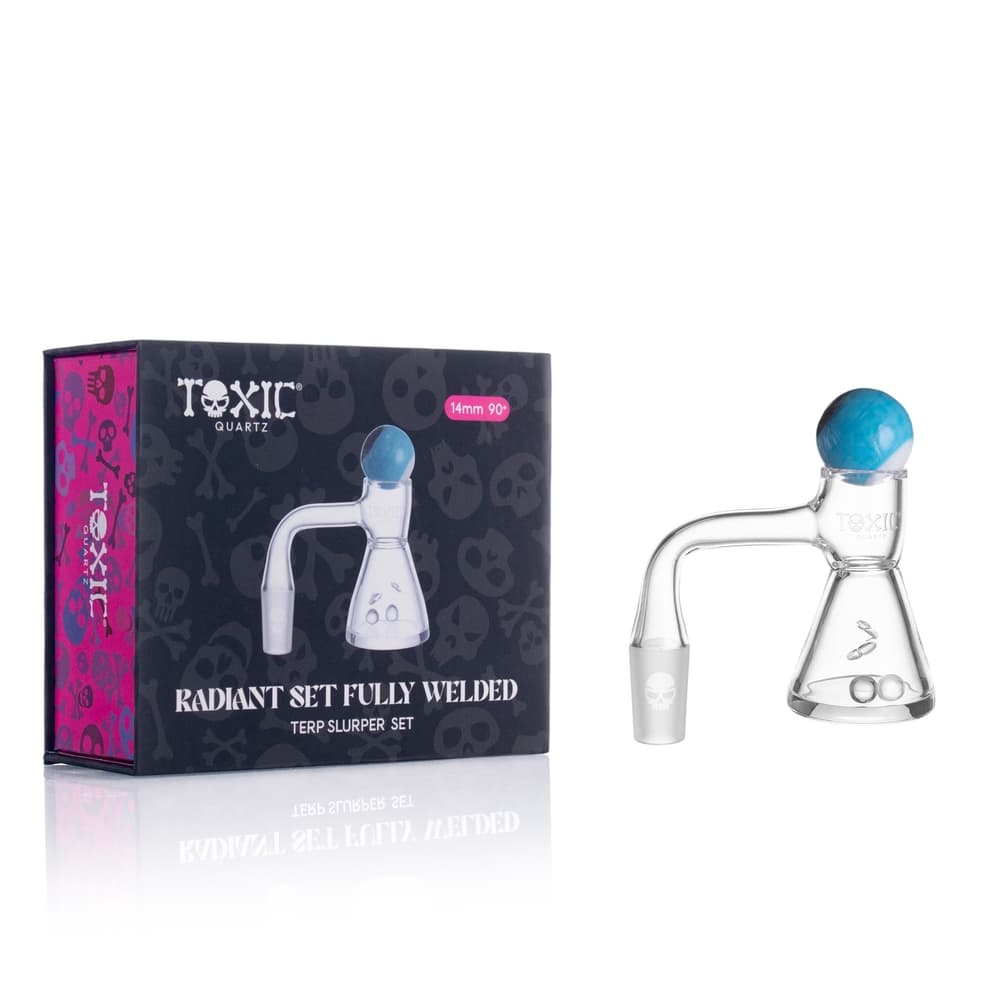 TXQB21 - Toxic 14MM 90° Radiant Set Fully Welded Terp Slurper Set alternate view