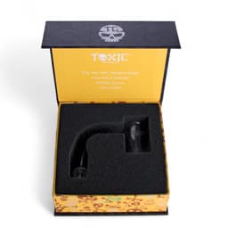 TXQB22 - Toxic 14MM 90° Quartz 25MM Flat Beveled Top Fully Welded Banger