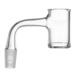 TXQB22 - Toxic 14MM 90° Quartz 25MM Flat Beveled Top Fully Welded Banger