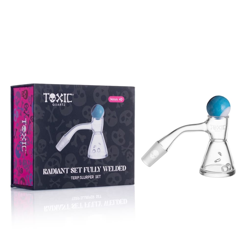 TXQB23 - Toxic 14MM 45° Radiant Set Fully Welded Terp Slurper Set alternate view