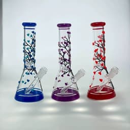 F63 - 10.2" Glow in the Dark Love Designed Beaker