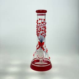 F63 - 10.2" Glow in the Dark Love Designed Beaker
