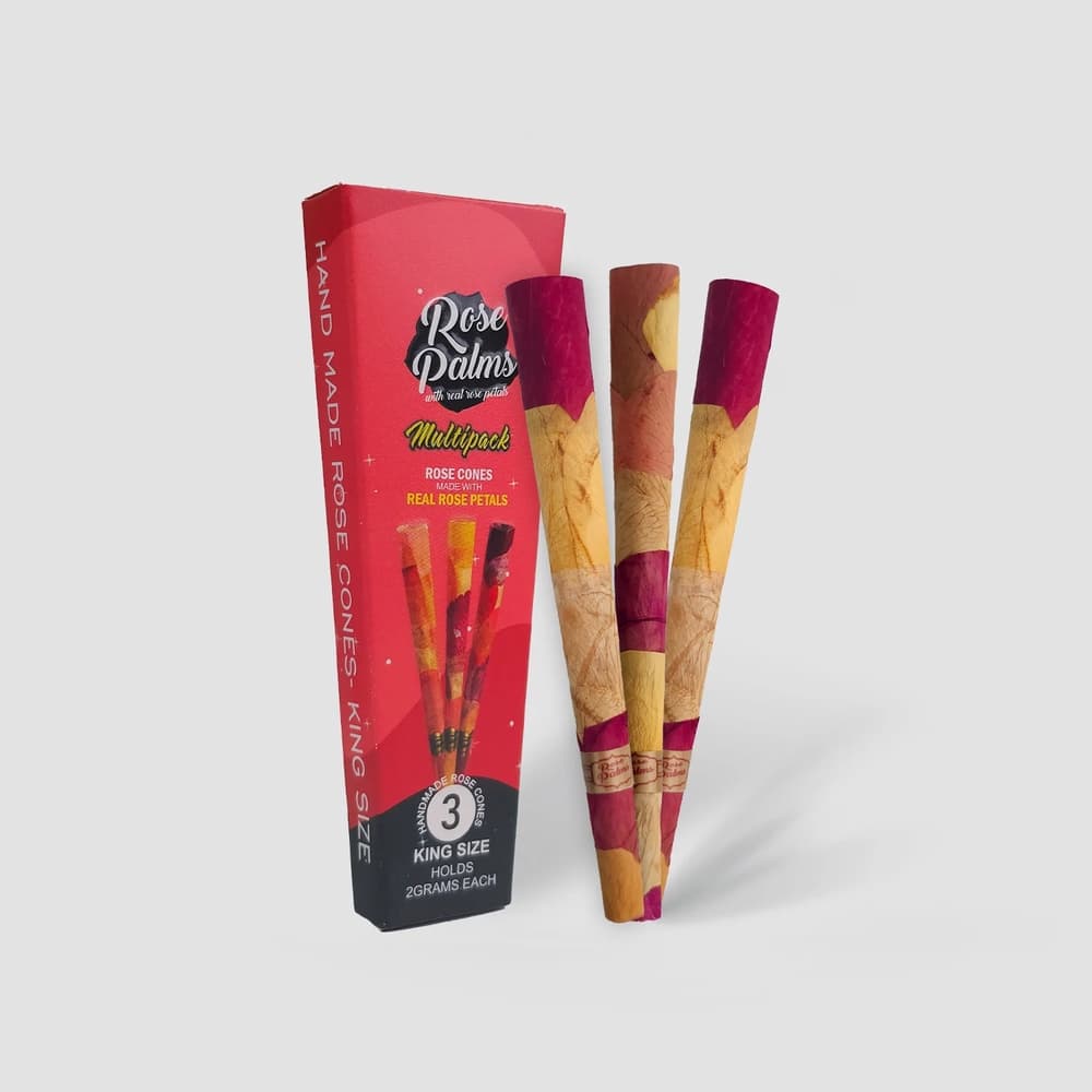 ROSE PALMS MULTIPACK THREE COLOR ROSE CONES 3 HANDMADE ROSE CONES