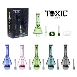 TXNC101- 6" Toxic Beaker Nectar Collector W/ Ceramic Screw Tip