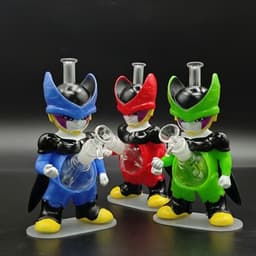 V2 - 9" Cartoon Character Water Pipe Green