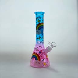 F73 - 10" Rainbow Design Water Pipe