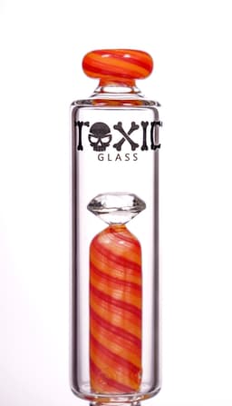 TXNC48 - Toxic Wigwag Gem Nectar Collector with 14MM Ceramic Tip