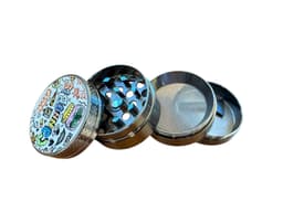 40MM 4 Layer Grinder with Assorted Design (Dsiplay of 12) (Unit Cost $3.99)