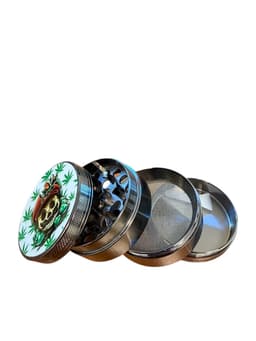 50MM 4 Layer Grinders with Assorted Design (Display of 9) (Unit Cost $4.99)