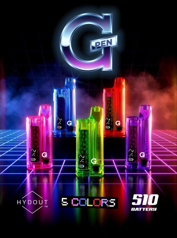 G Pen Hydout Retro Collection 510 Battery (10ct)