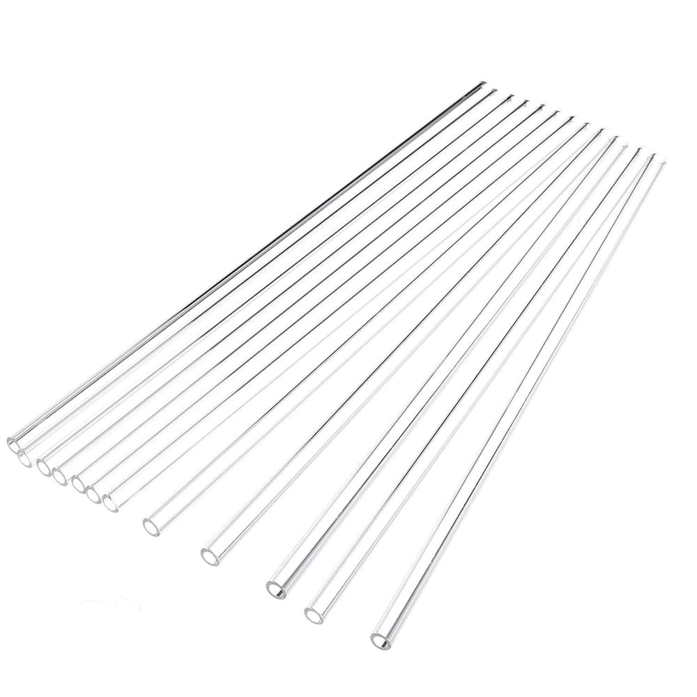 OB158 - 12" Clear Glass Tubes  (Pack of 20) (Unit Cost $1.50)