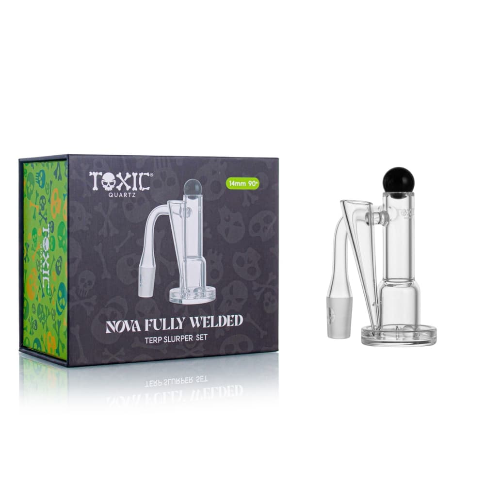 TXQB26 - Toxic 14MM 90° Nova Fully Welded Terp Slurper Set alternate view