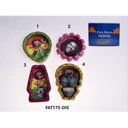 ASH1 - Colorful and Fun Characters Ashtrays (6ct) (Unit Cost $3.99)