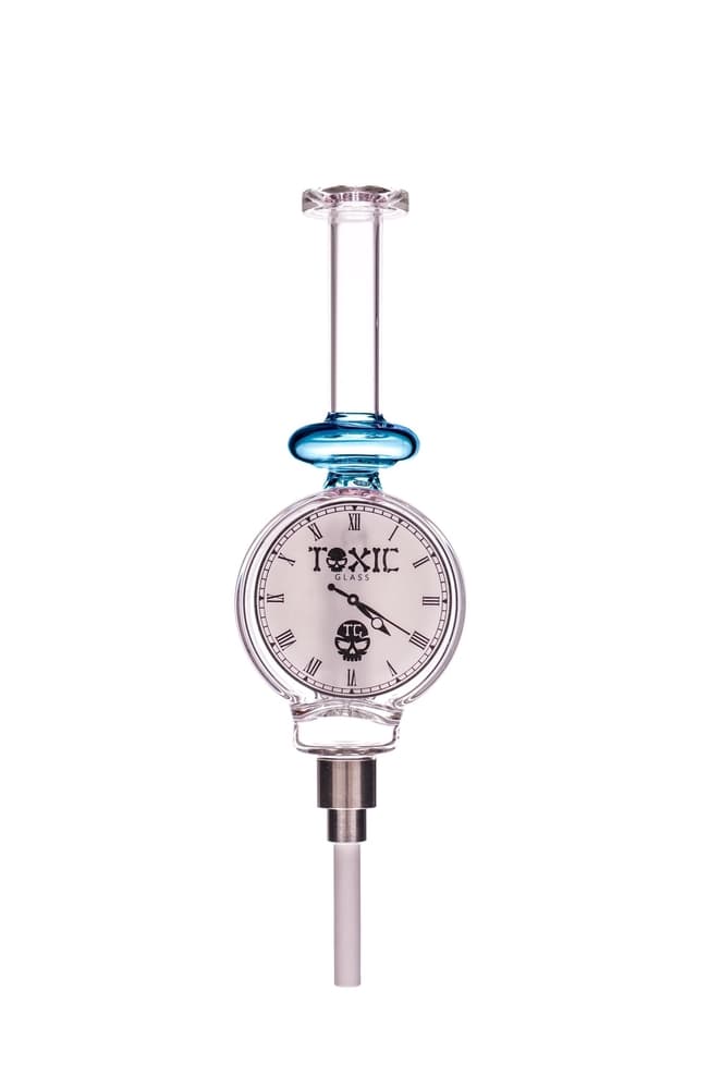 TXNC56 - Toxic 420 Clock Nectar Collector with 14MM Ceramic Tip alternate view