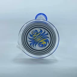 F99- 14" 7MM Thick Wigwag Design Beaker Water Pipe
