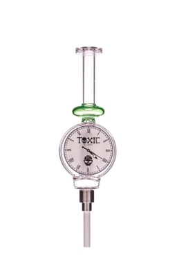 TXNC56 - Toxic 420 Clock Nectar Collector with 14MM Ceramic Tip