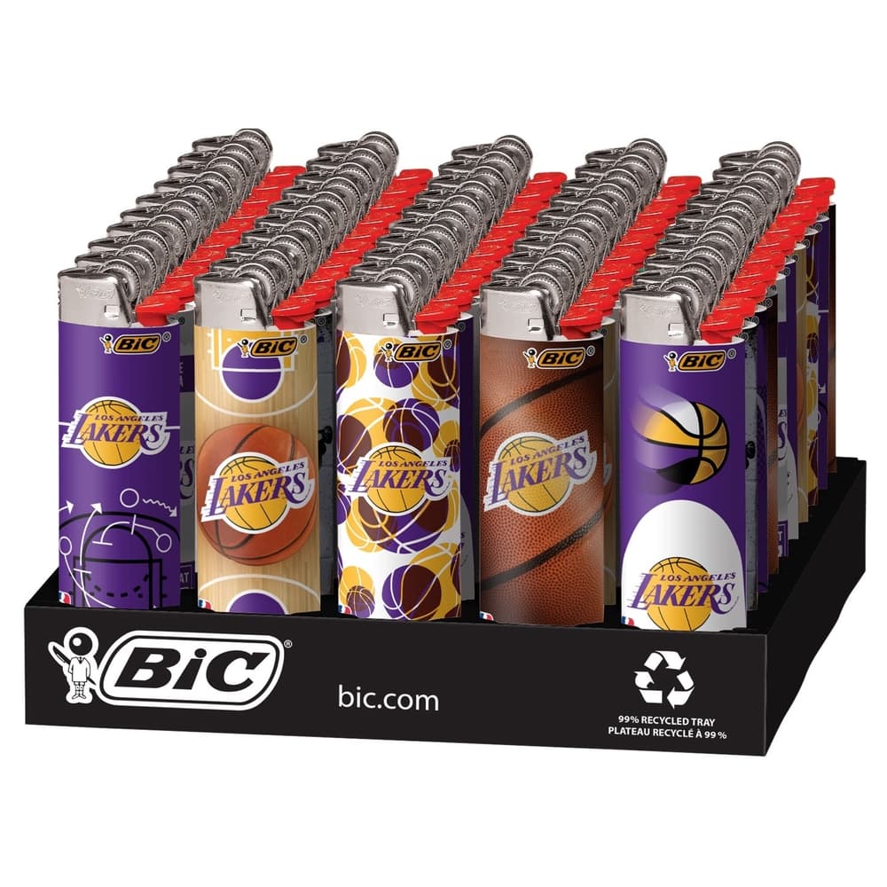 BIC Lakers Lighters (50ct)
