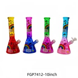 F73 - 10" Rainbow Design Water Pipe