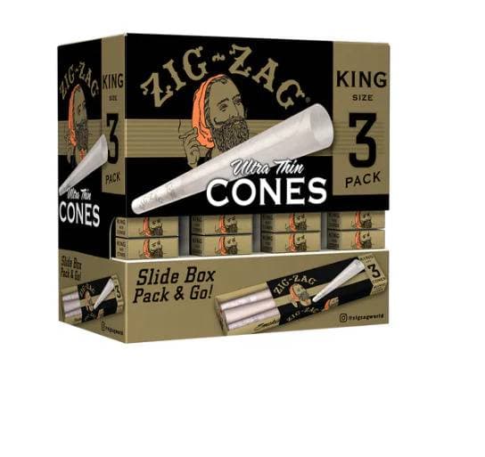 Zig Zag Ultra Thin Cones King Size (3 Pack)