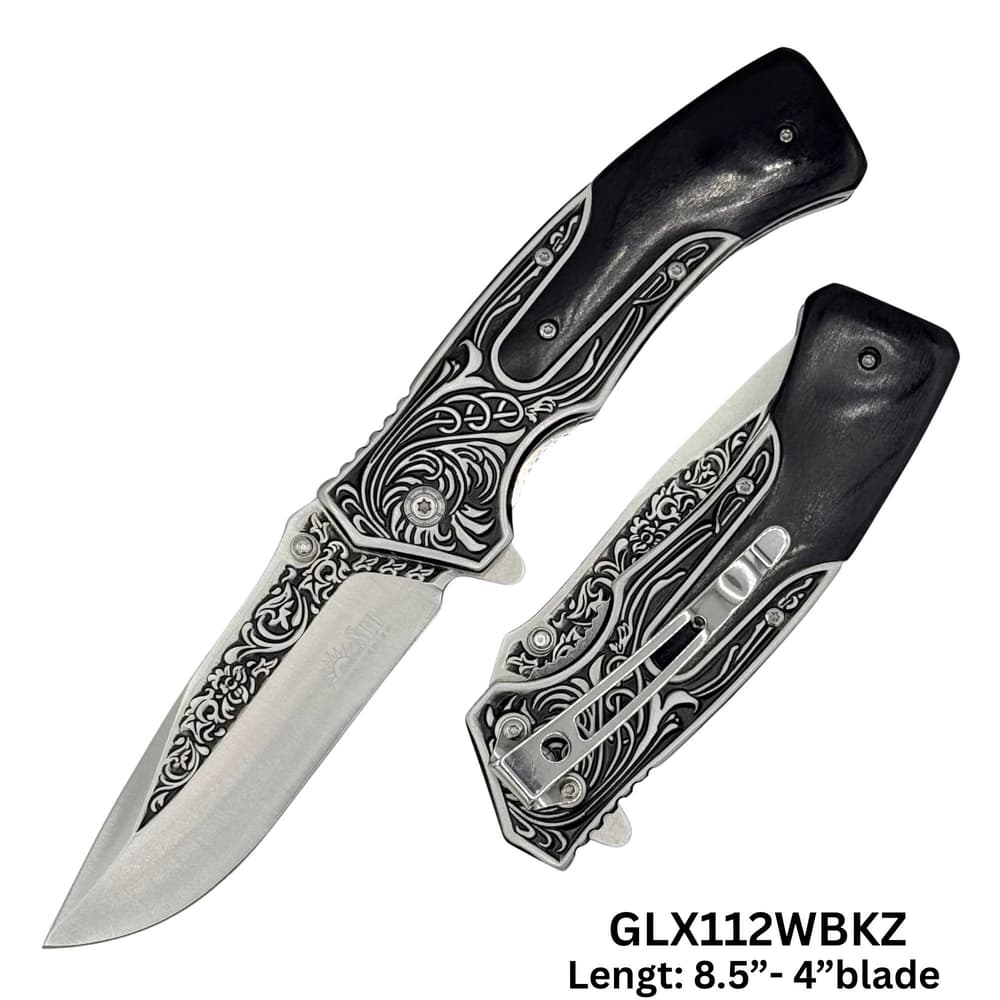GLX112WBKZ Super Heavy Knife Stainless Steel Blade