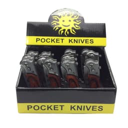 GA269W 2" Blade Auto Pocket Knives in Display (12ct) (Unit Cost $2.99)