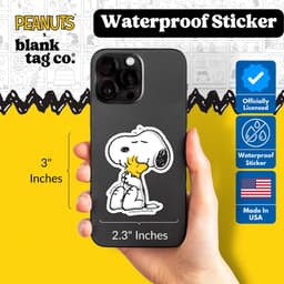 The Snoopy Hugging Woodstock Sticker (Peanuts-002) Sticker#4