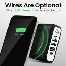 INFINACORE Pandora Portable Power (P3) Global with UK/EU ADAPTER - Black