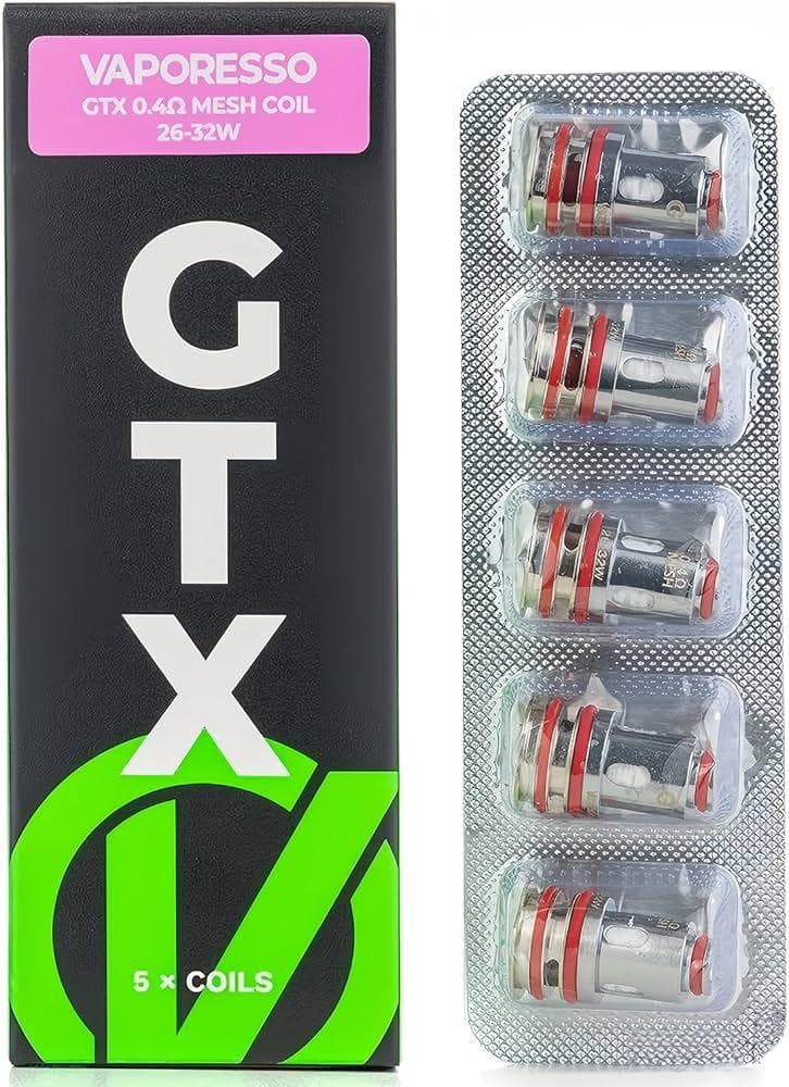 Vaporesso GTX 0.4ohm 26-32W Mesh Coil (Pack of 5)