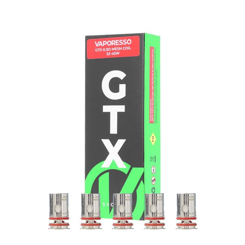 Vaporesso GTX 0.3ohm 32-45W Mesh Coil (Pack of 5)