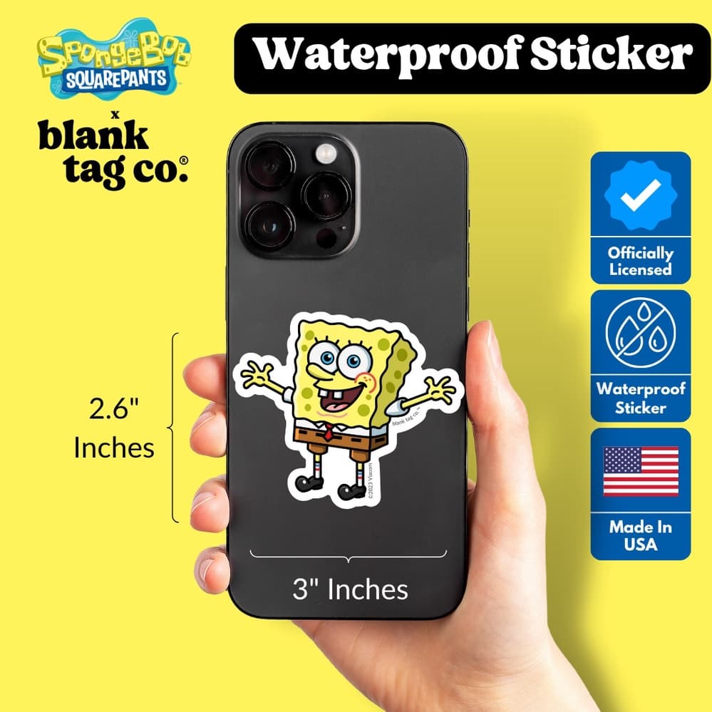 The SpongeBob SquarePants Sticker (Spongebob-002) Sticker#2 alternate view
