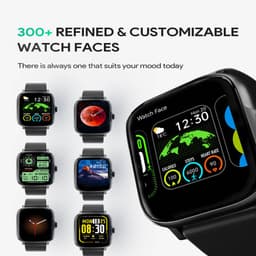 AUKEY SW-1P SmartWatch 1 Pro - large 1.69 inch screen, Precision health tracking, On-wrist notifications - BLACK