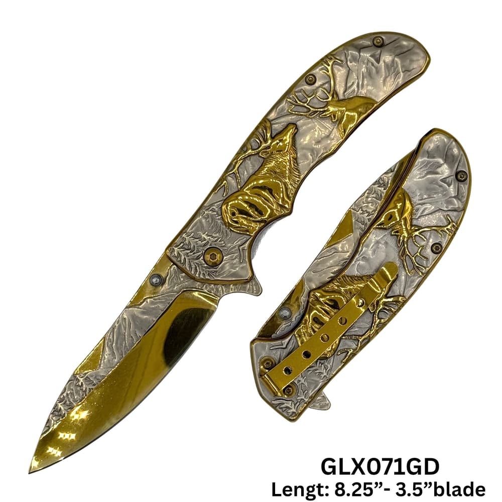 GLX071GD Super Heavy Knife Stainless Steel Blade
