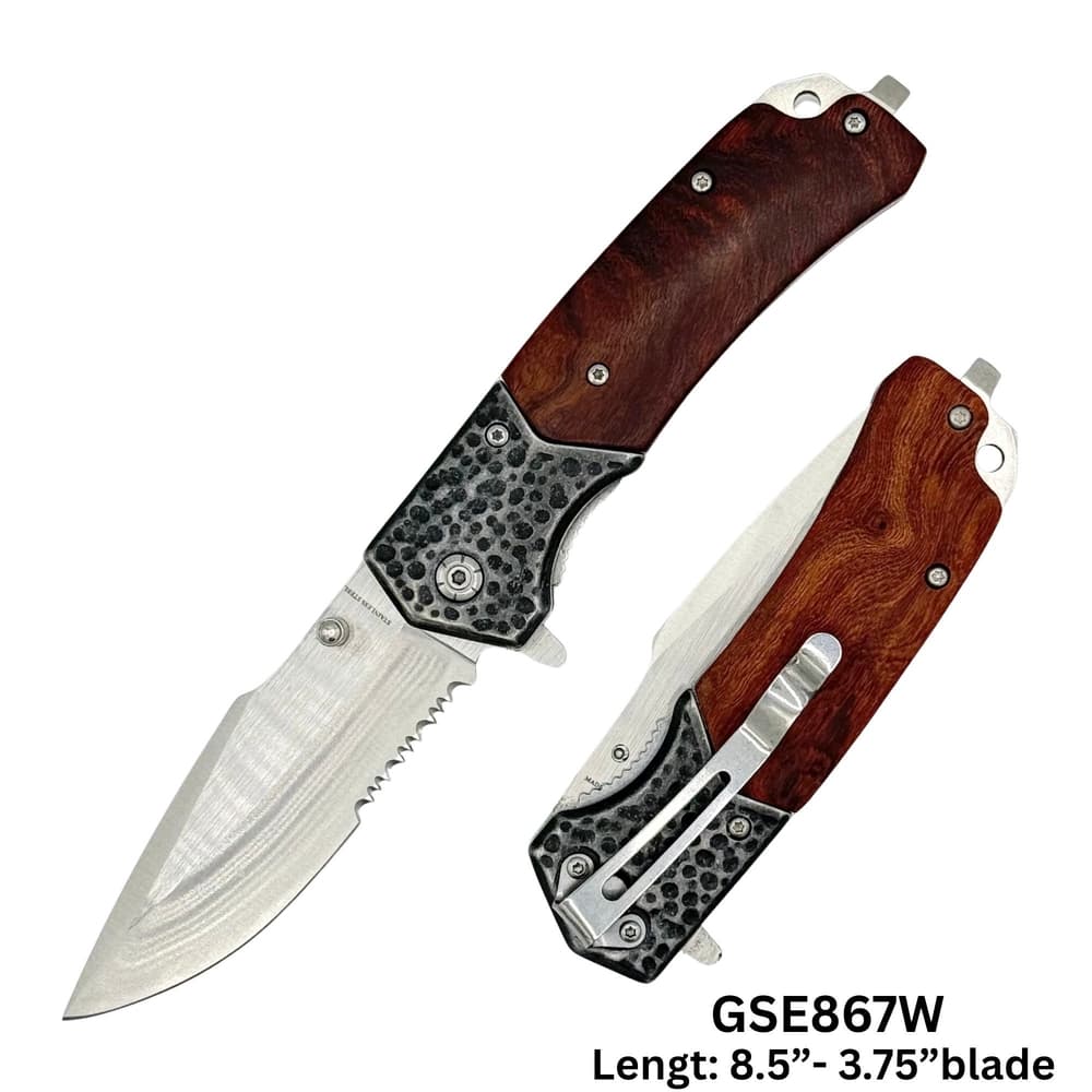 GSE867W Super Heavy Knife Stainless Steel Blade