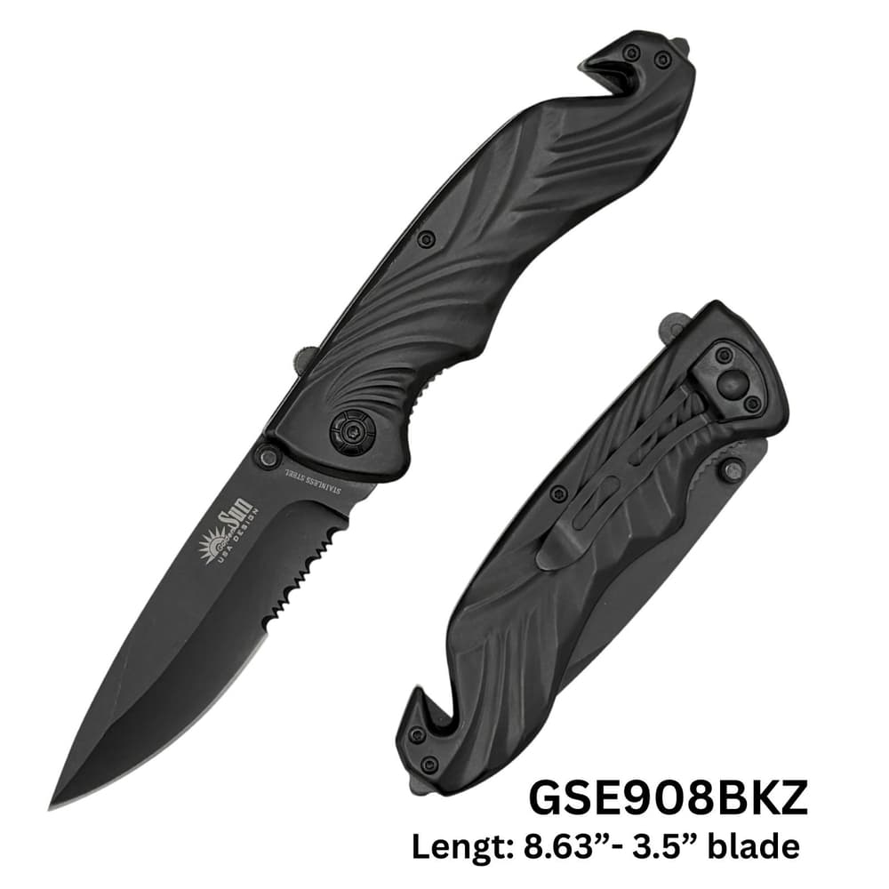 GSE908BKZ Super Heavy Knife Stainless Steel Blade
