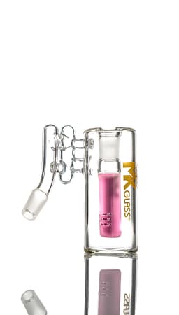 MKAC5 - 45° MK100 Milky Downstem Ash catcher