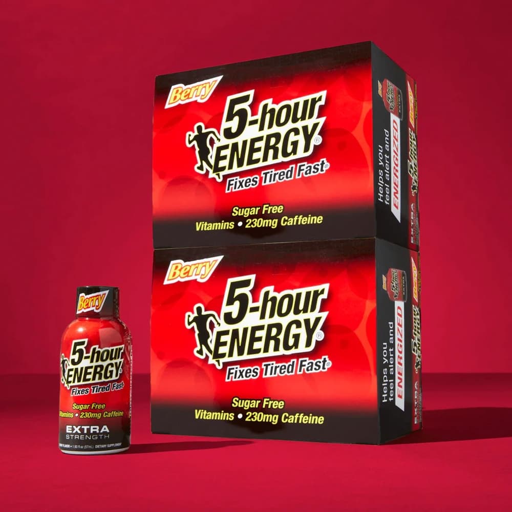 5 Hour Energy Extra Strength Berry Shots (12ct) (Unit Cost $2.08)